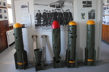 Bombs at the Airport museum in Narsarsuaq, Greenland